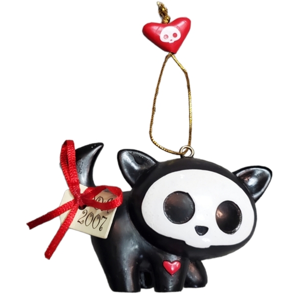 Set of 4 Skelanimals Christmas Ornaments Vintage 2007 - Picture 4 of 15